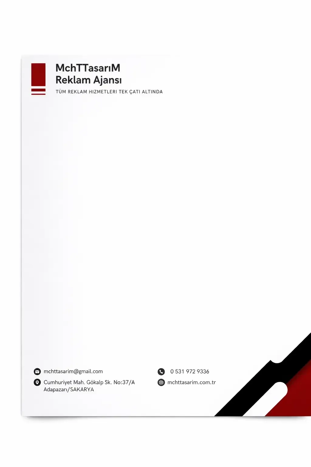 Antetli Kağıt – 2000 Adet (Renkli Baskı)