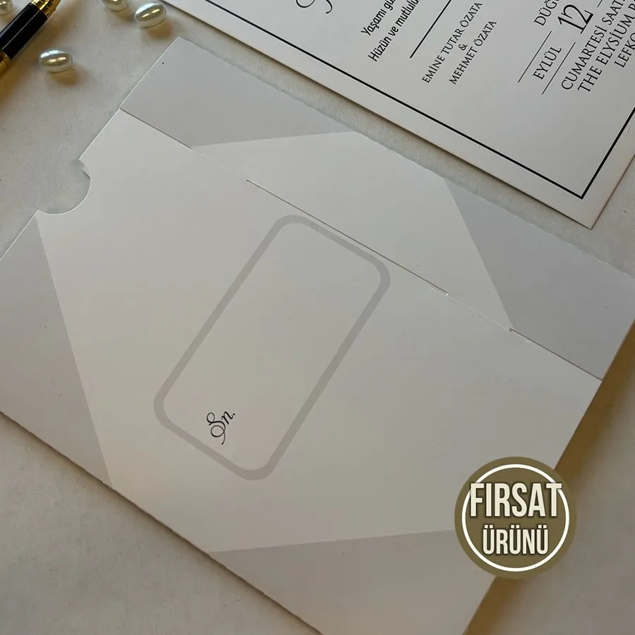 Kampanyalı Dikdörtgen Zarf - Oval Kesim Model - 10 — görsel 3