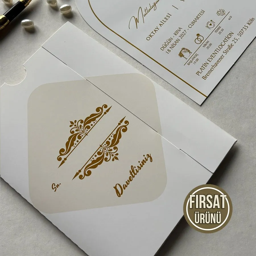 Kampanyalı Dikdörtgen Zarf - Oval Kesim Model - 14 — görsel 3