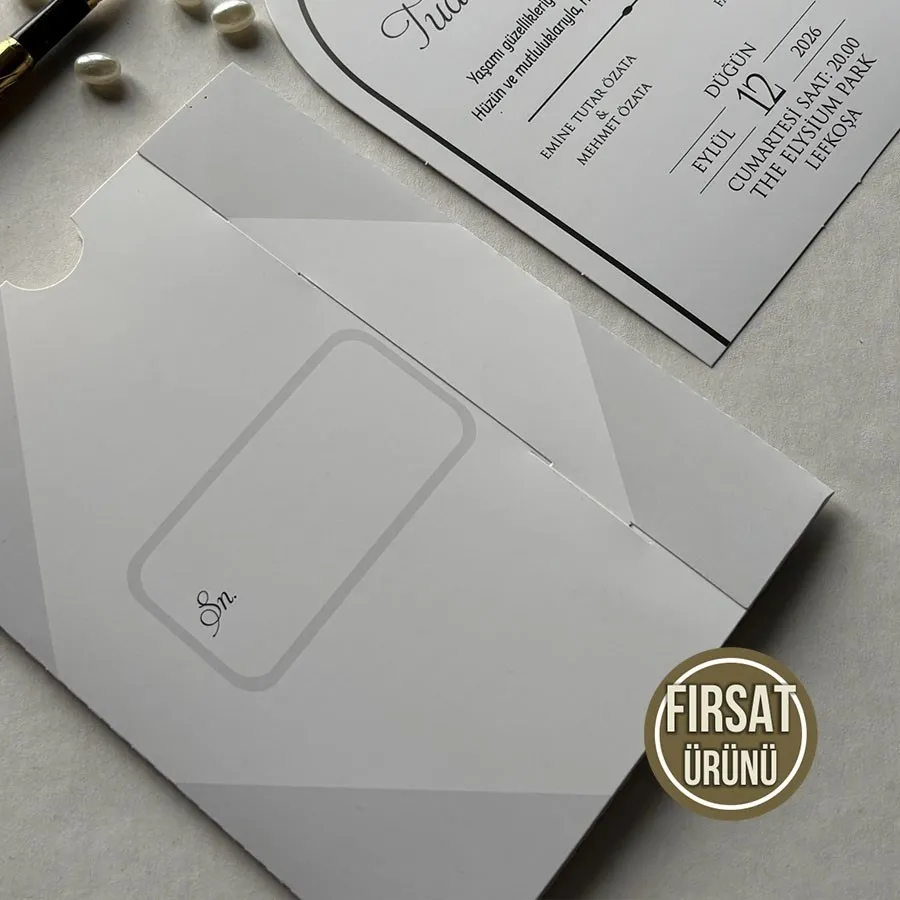 Kampanyalı Dikdörtgen Zarf - Oval Kesim Model - 17 — görsel 3