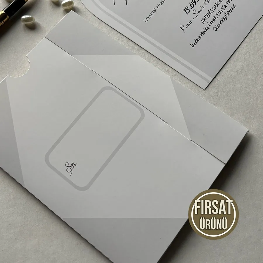 Kampanyalı Dikdörtgen Zarf - Oval Kesim Model - 18 — görsel 3