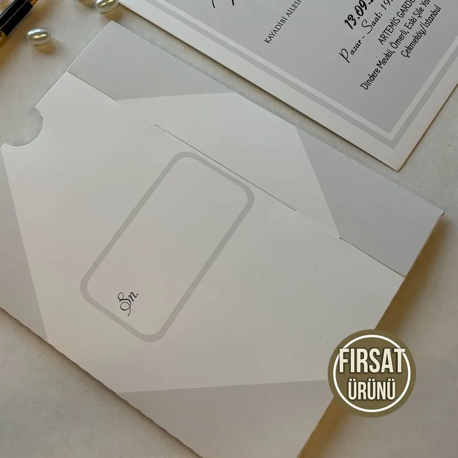 Kampanyalı Dikdörtgen Zarf - Oval Kesim Model - 19 — görsel 3