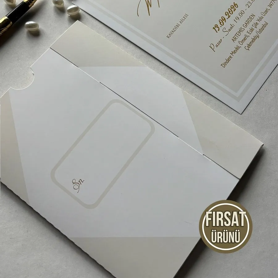 Kampanyalı Dikdörtgen Zarf - Oval Kesim Model - 4 — görsel 3