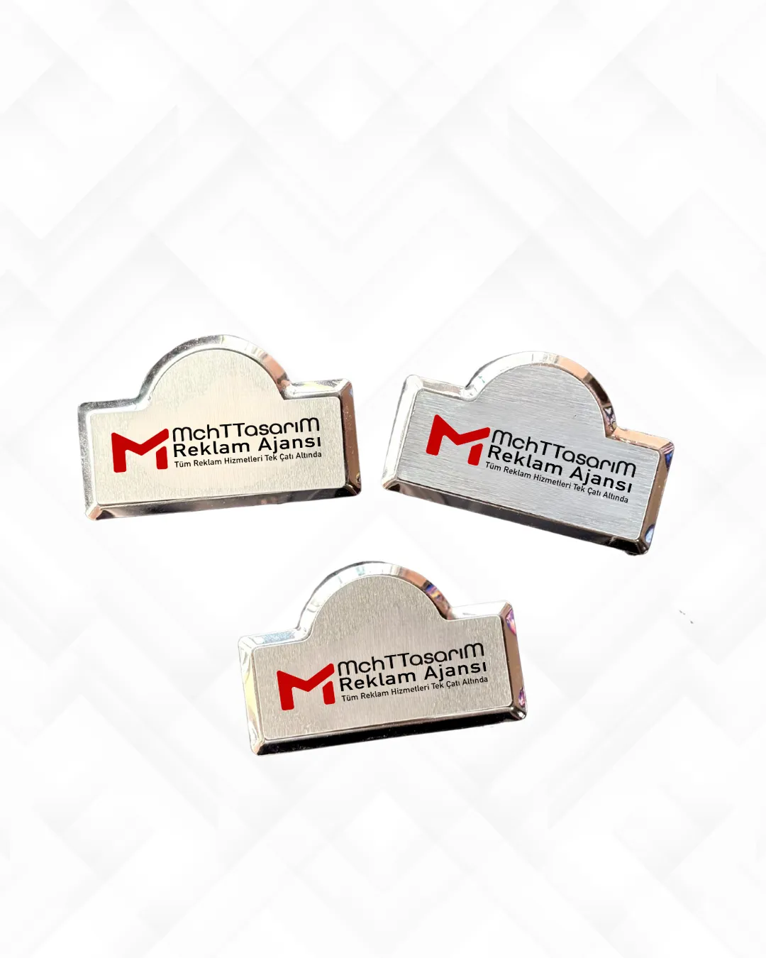 Metal Yaka Rozeti (5 Adet) – kişiye özel promosyon ürünü